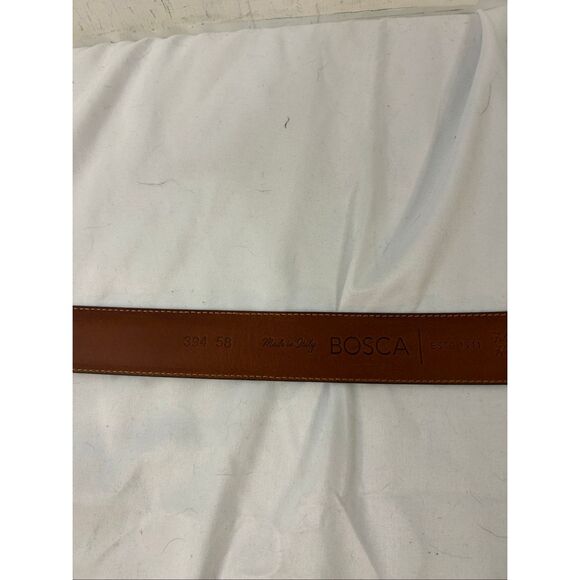 Bosca 44/110 Mens Belt made in Italy Full Grain Hand stained - Picture 2 of 8
